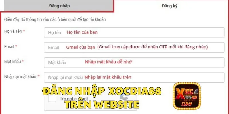 Đăng nhập Xocdia88 dễ dàng, nhanh chóng cho bet thủ 1 Hướng dẫn đăng nhập Xocdia88 trên web