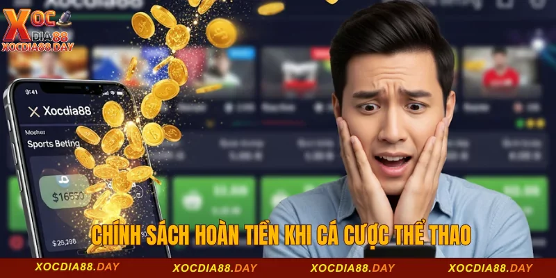 Khuyến mãi Xocdia88 2 Chính sách hoàn tiền khi cá cược thể thao